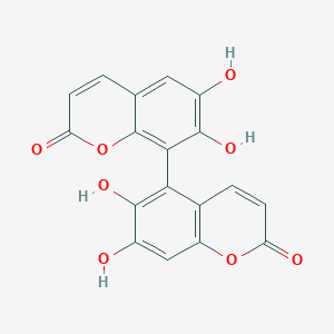 molecular formula C18H10O8 B1515289 Isoeuphorbetin 
