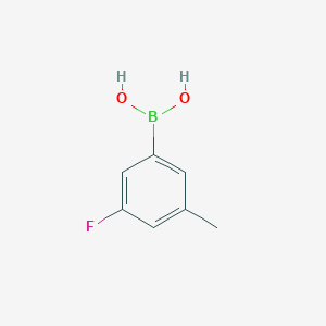 molecular formula C7H8BFO2 B151529 (3-氟-5-甲基苯基)硼酸 CAS No. 850593-06-5