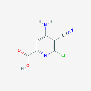 4-Amino-6-chloro-5-cyanopicolinic acid