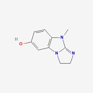 molecular formula C10H11N3O B15153224 9-methyl-2,9-dihydro-3H-imidazo[1,2-a]benzimidazol-6-ol 
