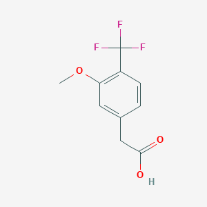 2-(3-Methoxy-4-(trifluoromethyl)phenyl)acetic acid