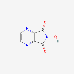 molecular formula C6H3N3O3 B1515328 6-Hydroxy-5H-pyrrolo[3,4-b]pyrazine-5,7(6H)-dione CAS No. 21715-98-0