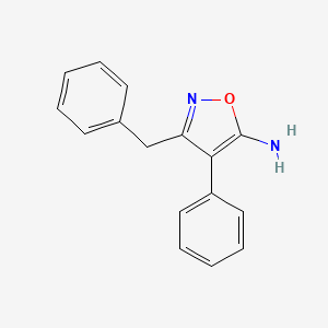 3-Benzyl-4-phenylisoxazol-5-amine