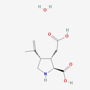 molecular formula C10H17NO5 B151534 Kainic acid monohydrate CAS No. 58002-62-3