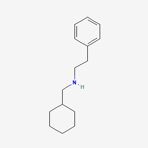 molecular formula C15H23N B15153435 N-(cyclohexylmethyl)-2-phenylethanamine 