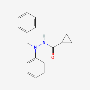molecular formula C17H18N2O B15153593 N'-benzyl-N'-phenylcyclopropanecarbohydrazide 