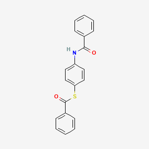 molecular formula C20H15NO2S B15154479 S-(4-Benzamidophenyl) benzenecarbothioate CAS No. 89567-88-4