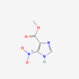 molecular formula C5H5N3O4 B1515448 Methyl 4-nitro-1H-imidazole-5-carboxylate CAS No. 20271-20-9