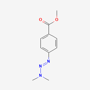 molecular formula C10H13N3O2 B15154574 Benzoic acid, p-(3,3-dimethyl-1-triazeno)-, methyl ester CAS No. 29168-87-4
