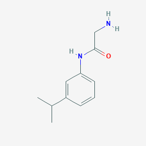 molecular formula C11H16N2O B15154976 N-[3-(propan-2-yl)phenyl]glycinamide 
