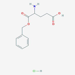 molecular formula C12H16ClNO4 B15155242 D-Glutamic Acid alpha-Benzyl Ester HCl 