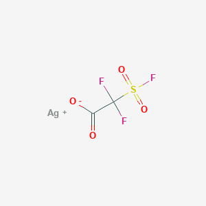 molecular formula C2AgF3O4S B15155381 Fluorosulfonyldifluoroacetic acid silver(I) salt 