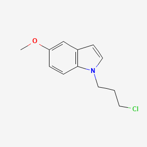 molecular formula C12H14ClNO B1515543 1-(3-chloropropyl)-5-methoxy-1H-indole 