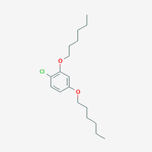 molecular formula C18H29ClO2 B1515557 1-Chloro-2,4-bis(hexyloxy)benzene CAS No. 851228-26-7