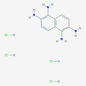 molecular formula C10H16Cl4N4 B15155608 Naphthalene-1,2,5,6-tetraamine tetrahydrochloride 