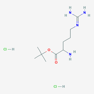 molecular formula C10H24Cl2N4O2 B15155614 (S)-tert-Butyl 2-amino-5-guanidinopentanoate dihydrochloride 
