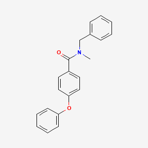 molecular formula C21H19NO2 B15155778 N-benzyl-N-methyl-4-phenoxybenzamide 