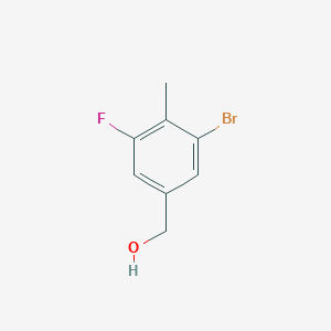 molecular formula C8H8BrFO B15155932 3-Bromo-5-fluoro-4-methylbenzyl alcohol 