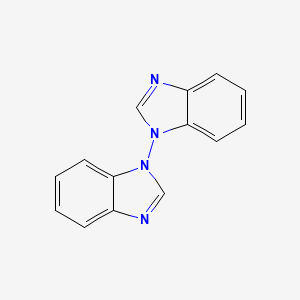 molecular formula C14H10N4 B15155998 1,1'-Bibenzimidazole CAS No. 75261-44-8