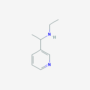 molecular formula C9H14N2 B151560 N-Ethyl-1-(pyridin-3-yl)ethan-1-amine CAS No. 130343-04-3