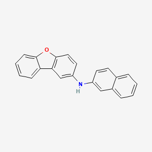 molecular formula C22H15NO B15156047 N-(Naphthalen-2-yl)dibenzo[b,d]furan-2-amine 