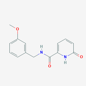 molecular formula C14H14N2O3 B15156103 N-(3-methoxybenzyl)-6-oxo-1,6-dihydropyridine-2-carboxamide 