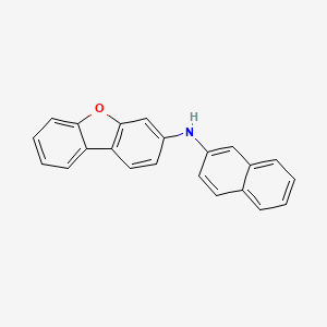 molecular formula C22H15NO B15156242 N-(Naphthalen-2-yl)dibenzo[b,d]furan-3-amine 