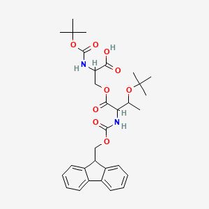 molecular formula C31H40N2O9 B15156350 Boc-DL-Ser(1)-OH.Fmoc-DL-xiThr(tBu)-(1) 