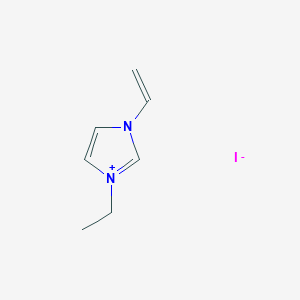 molecular formula C7H11IN2 B15156695 1-Vinyl-3-ethylimidazolium iodide 