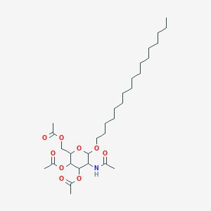 molecular formula C31H55NO9 B15156729 Heptadecyl 2-(Acetylamino)-2-deoxy-beta-D-glucopyranoside 3,4,6-triacetate 