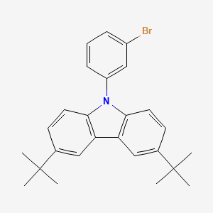 molecular formula C26H28BrN B15156831 9-(3-Bromophenyl)-3,6-di-tert-butyl-9H-carbazole 