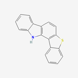 molecular formula C18H11NS B15156838 12H-Benzo[4,5]thieno[3,2-a]carbazole 