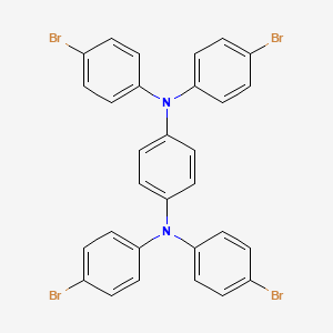 molecular formula C30H20Br4N2 B15156954 N1,N1,N4,N4-Tetrakis(4-bromophenyl)benzene-1,4-diamine 