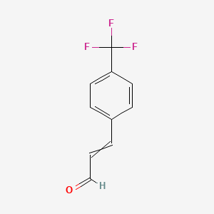 molecular formula C10H7F3O B15157270 4-Trifluoromethylcinnamaldehyde 