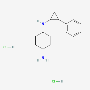 molecular formula C15H24Cl2N2 B15157448 N1-(2-Phenylcyclopropyl)cyclohexane-1,4-diamine dihydrochloride 