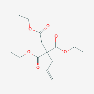 molecular formula C14H22O6 B15157584 Triethyl pent-4-ene-1,2,2-tricarboxylate CAS No. 674786-71-1