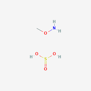 molecular formula CH7NO4S B15157656 Sulfurous acid--O-methylhydroxylamine (1/1) CAS No. 675128-57-1