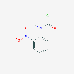 molecular formula C8H7ClN2O3 B15157681 Carbamic chloride, methyl(2-nitrophenyl)- CAS No. 675839-78-8