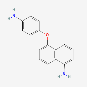 molecular formula C16H14N2O B15157720 5-(4-Aminophenoxy)naphthalen-1-amine CAS No. 807627-92-5