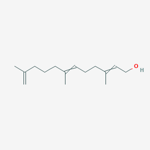 molecular formula C15H26O B15157787 3,7,11-Trimethyldodeca-2,6,11-trien-1-ol CAS No. 807656-90-2