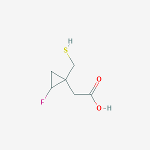 2-(2-Fluoro-1-(mercaptomethyl)cyclopropyl)acetic acid