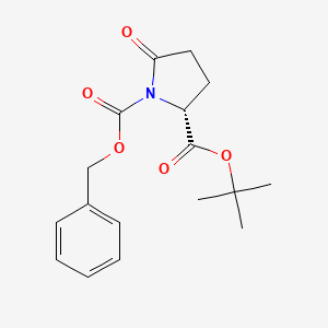 (R)-1-benzyl 2-tert-butyl 5-oxopyrrolidine-1,2-dic