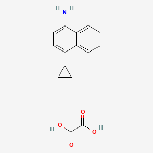 4-Cyclopropylnaphthalen-1-amine oxalate