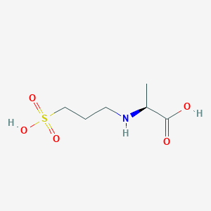 molecular formula C6H13NO5S B15158067 N-(3-Sulfopropyl)-L-alanine CAS No. 819863-37-1