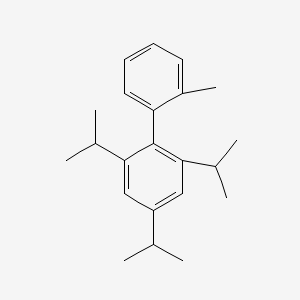 molecular formula C22H30 B15158076 1,1'-Biphenyl, 2'-methyl-2,4,6-tris(1-methylethyl)- CAS No. 700360-05-0