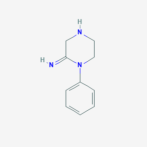 molecular formula C10H13N3 B15158212 1-Phenylpiperazin-2-imine CAS No. 693210-97-8