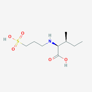 molecular formula C9H19NO5S B15158247 N-(3-Sulfopropyl)-L-isoleucine CAS No. 819863-71-3