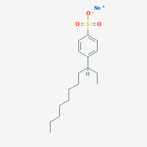 molecular formula C17H27NaO3S B151584 Benzenesulfonic acid, 4-C10-13-sec-alkyl derivs., sodium salts CAS No. 127184-52-5