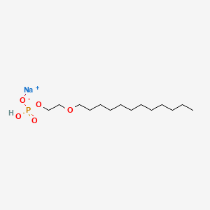 Poly(oxy-1,2-ethanediyl), alpha-dodecyl-omega-hydroxy-, phosphate, sodium salt