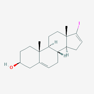 molecular formula C19H27IO B151588 (3S,8R,9S,10R,13S,14S)-17-Iodo-10,13-dimethyl-2,3,4,7,8,9,10,11,12,13,14,15-dodecahydro-1H-cyclopenta[a]phenanthren-3-ol CAS No. 32138-69-5